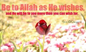 Be to Allah as he wishes to.