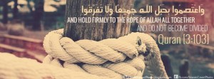 hold firm to rope of allah, do not become divided.