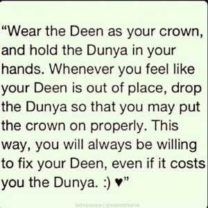 deen, dunya