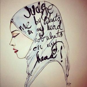 hijab, head, opinion, judge,