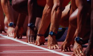 starting line, race, competition