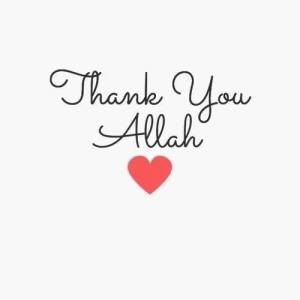 Thank you allah, heart