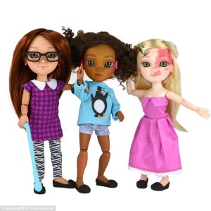 Image of dolls with disabilities, uk
